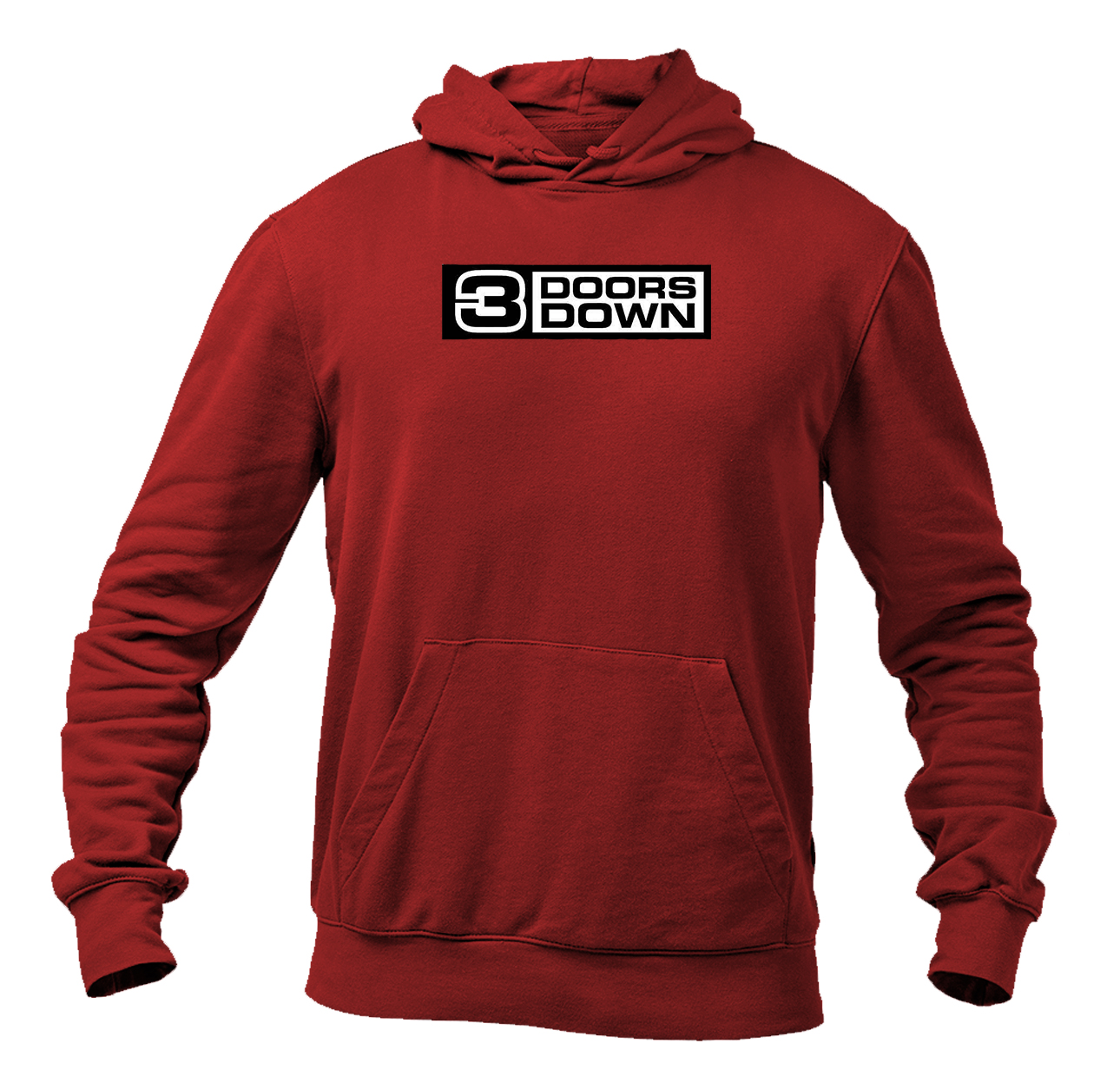 Men's 3 Doors Down Logo Pullover Hoodie
