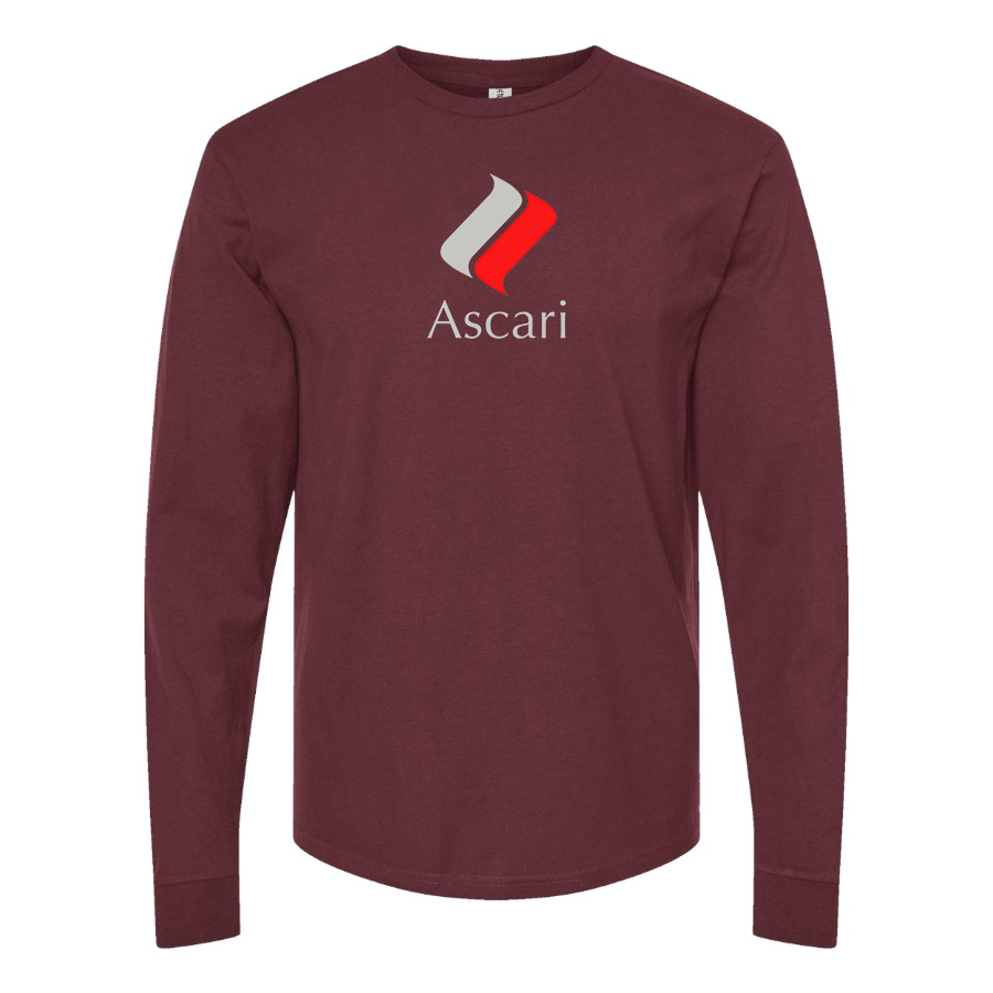 Men's Ascari Logo Cotton Long Sleeve T-Shirt