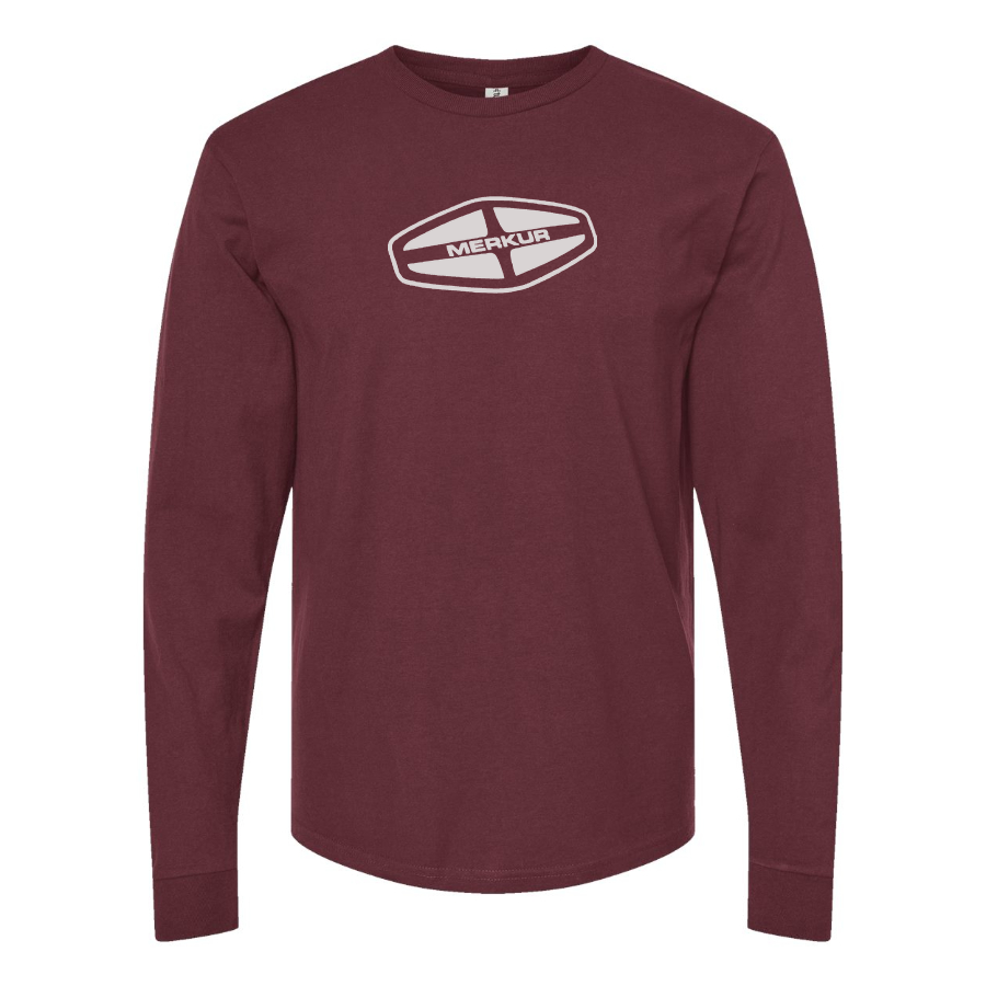 Men's Merkur Logo Cotton Long Sleeve T-Shirt