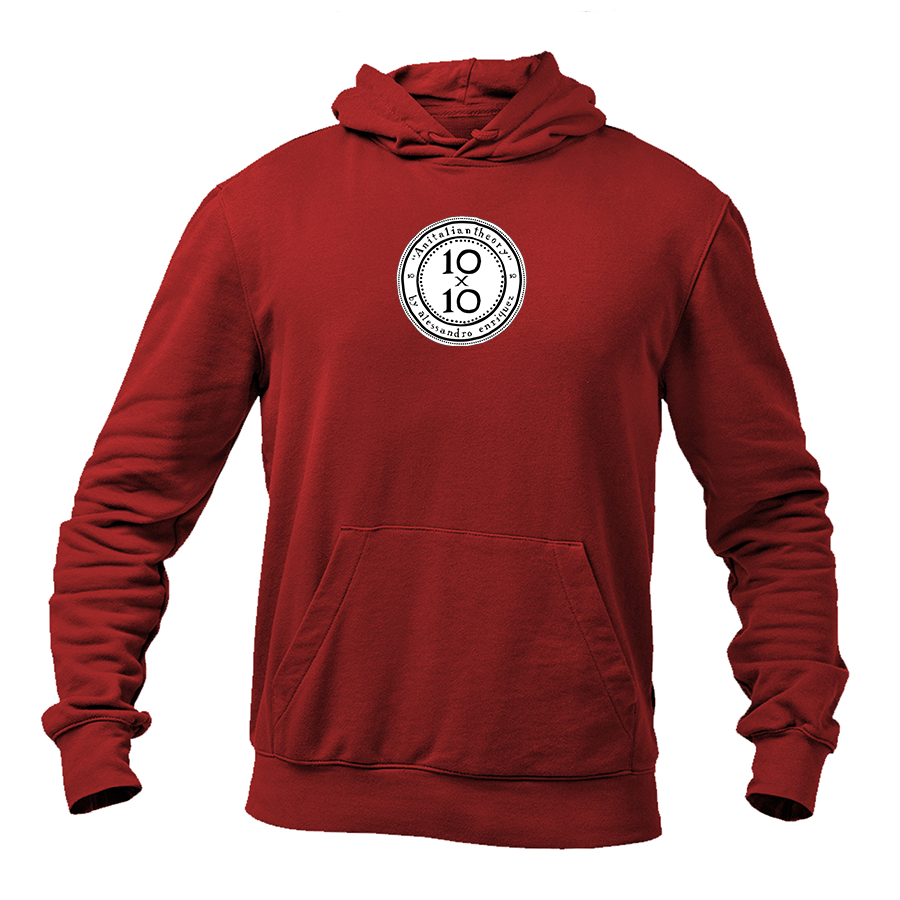 Men's 10x10 An Italian Theory Logo Pullover Hoodie
