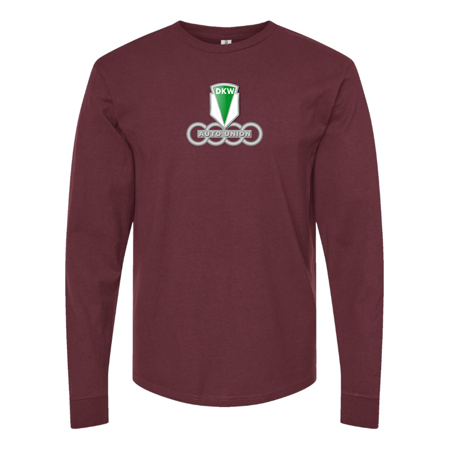 Men's DKW Logo Cotton Long Sleeve T-Shirt