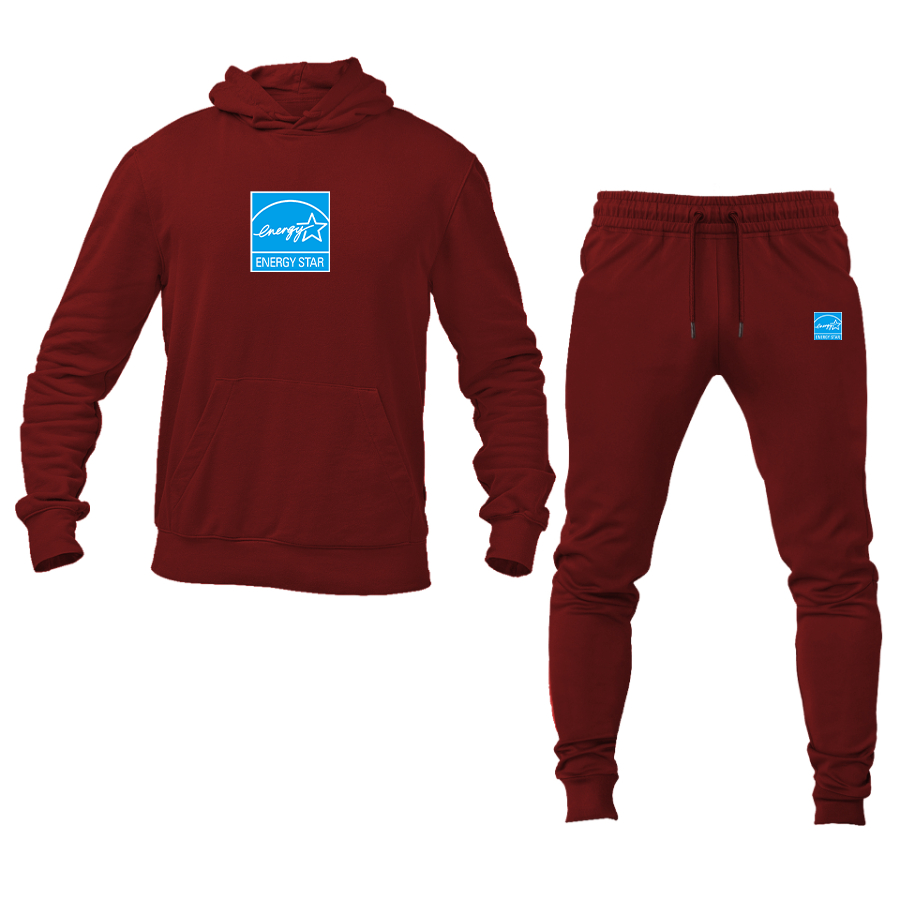 Men's Energy Star Logo Hoodie Joggers Set