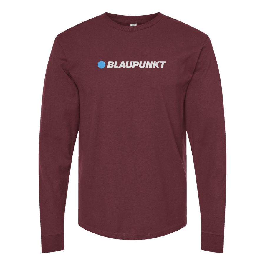 Men's Blaupunkt Logo Cotton Long Sleeve T-Shirt