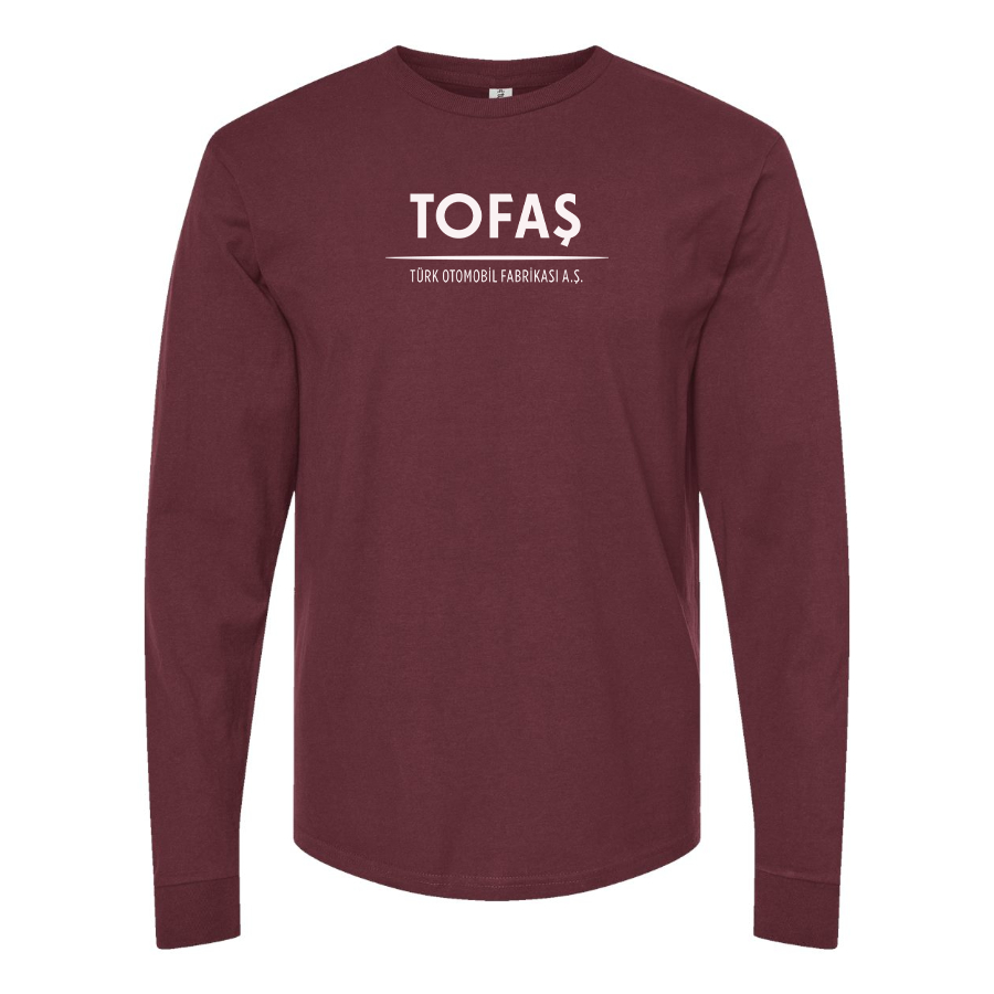 Men's Tofas Logo Cotton Long Sleeve T-Shirt