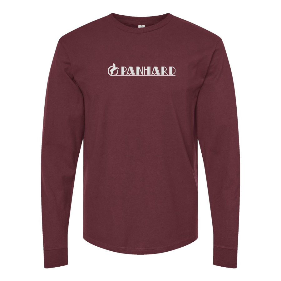 Men's Panhard Logo Cotton Long Sleeve T-Shirt