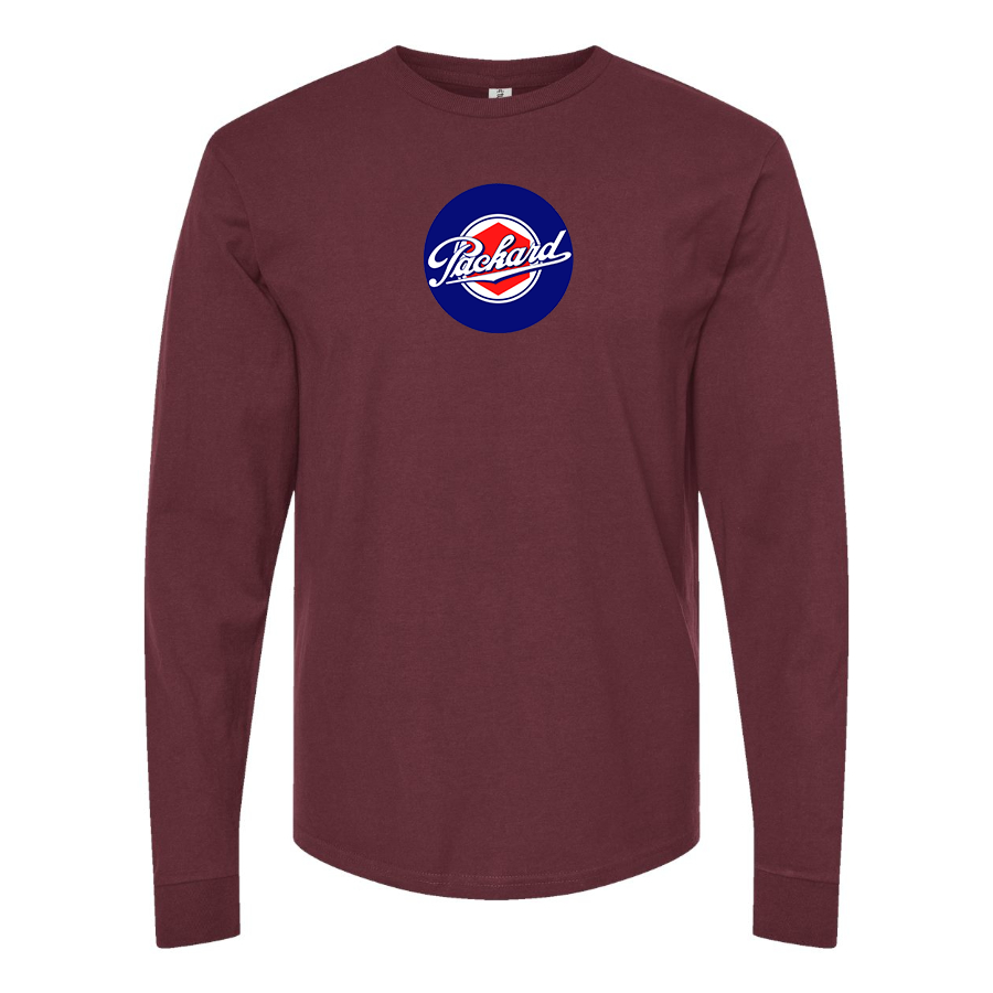 Men's Packard Logo Cotton Long Sleeve T-Shirt