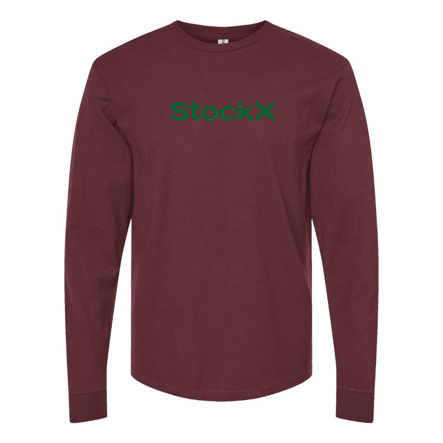 Men's StockX Logo Cotton Long Sleeve T-Shirt