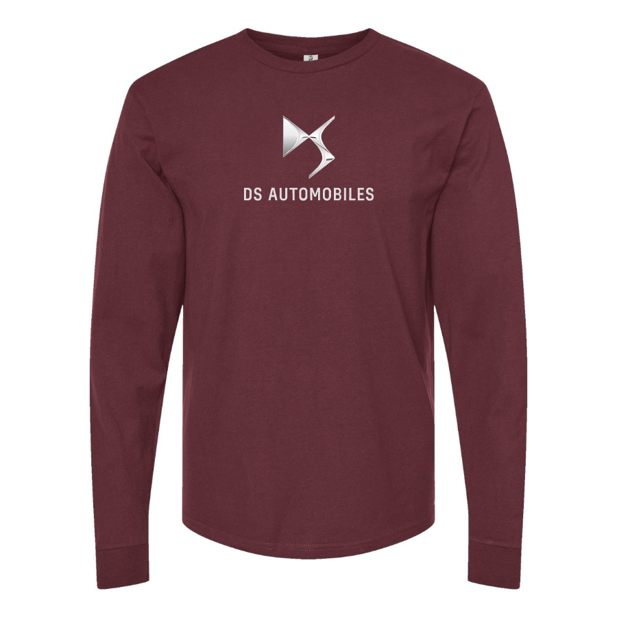 Men's DS Logo Cotton Long Sleeve T-Shirt