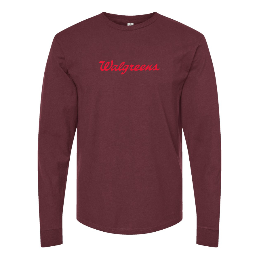 Men's Walgreens Logo Cotton Long Sleeve T-Shirt
