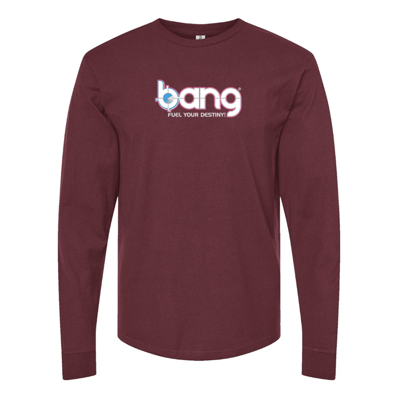 Men's Bang Energy Logo Cotton Long Sleeve T-Shirt