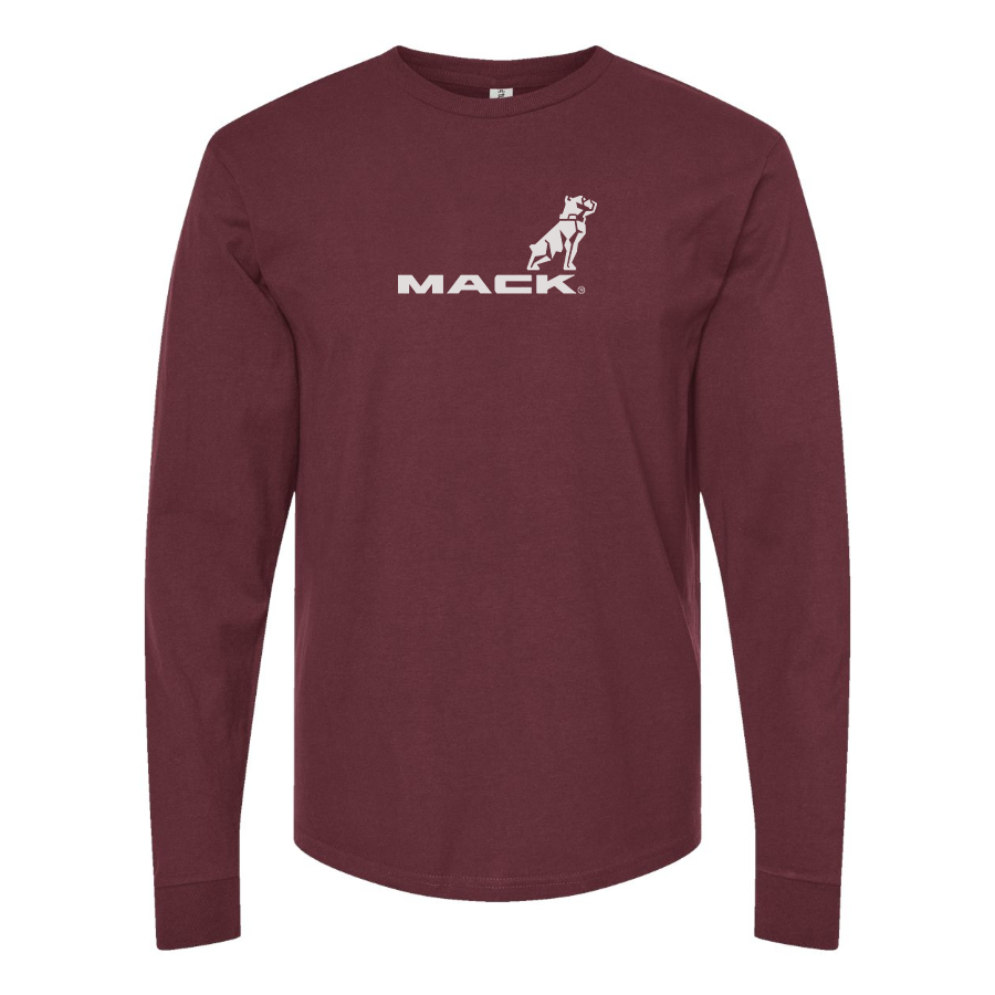 Men's Mack Logo Cotton Long Sleeve T-Shirt