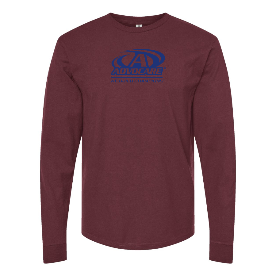 Men's Advocare Logo Cotton Long Sleeve T-Shirt