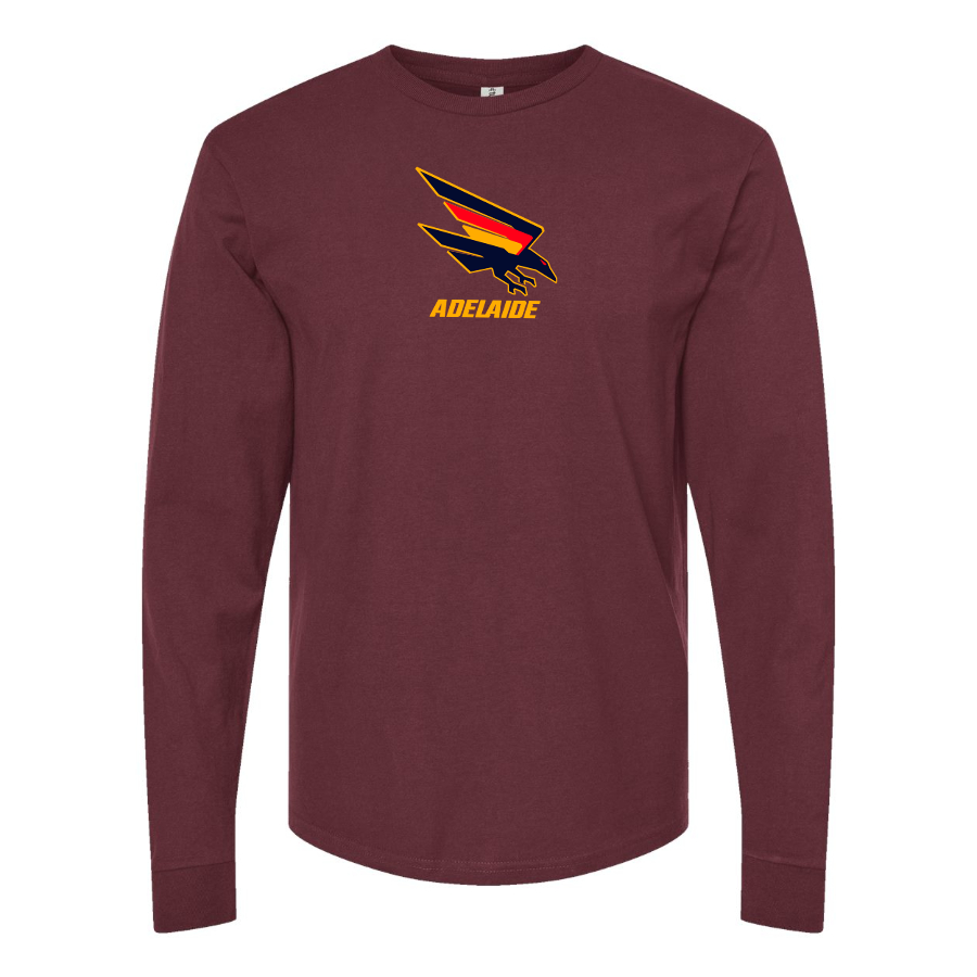 Men's Adelaide Crows  Logo Cotton Long Sleeve T-Shirt