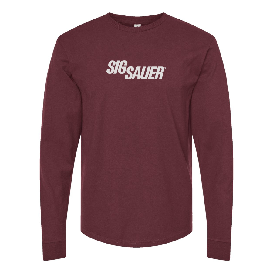 Men's Sig Sauer Logo Cotton Long Sleeve T-Shirt