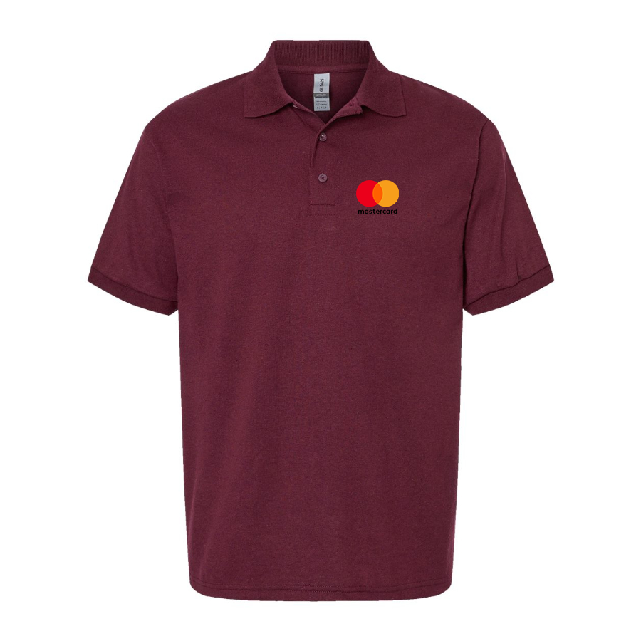 Men's Mastercard Logo  Dry Blend Polo