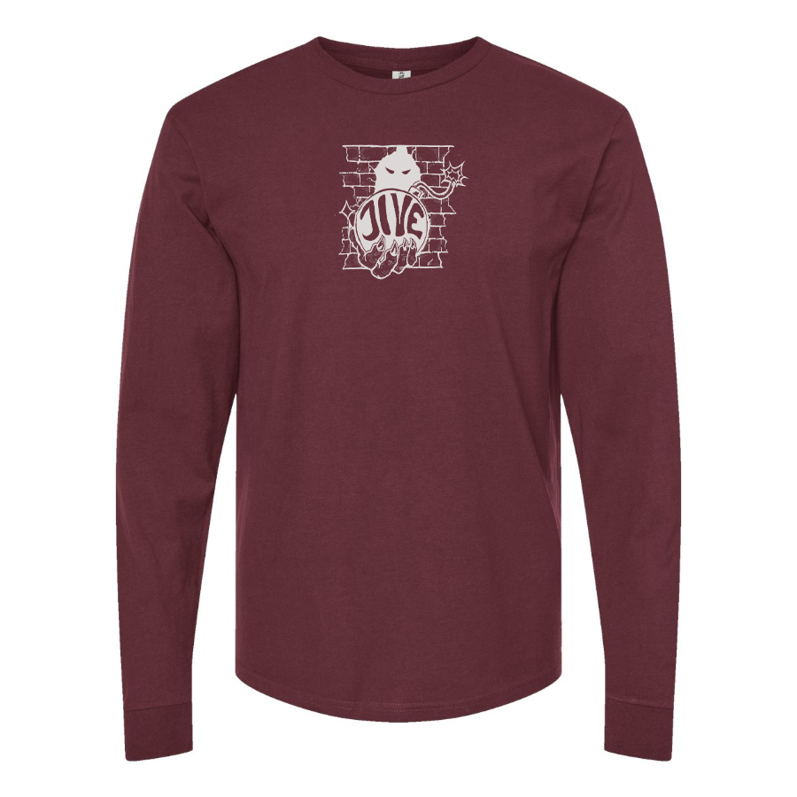 Men's Jivebomb Logo Cotton Long Sleeve T-Shirt
