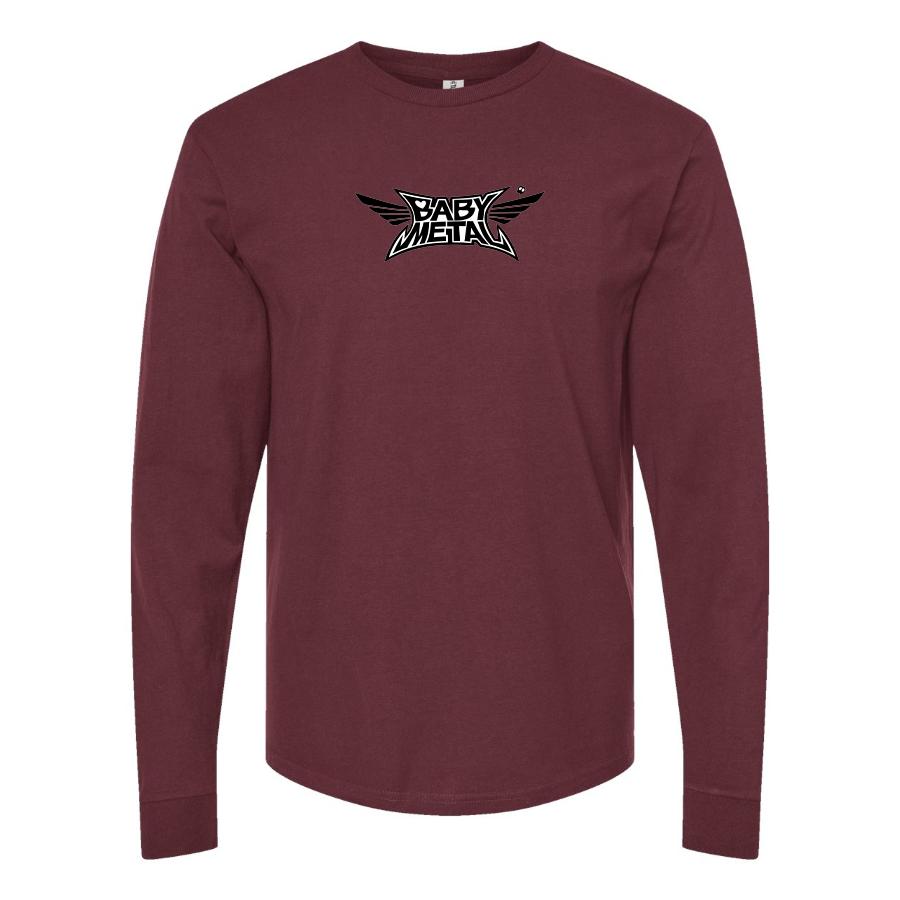 Men's Babymetal Logo Cotton Long Sleeve T-Shirt