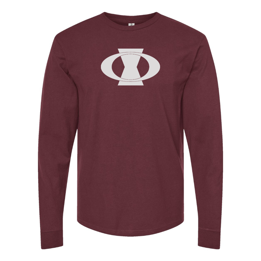 Men's Oltena Logo Cotton Long Sleeve T-Shirt