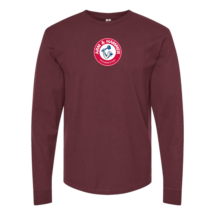 Men's Arm Hammer Logo Cotton Long Sleeve T-Shirt