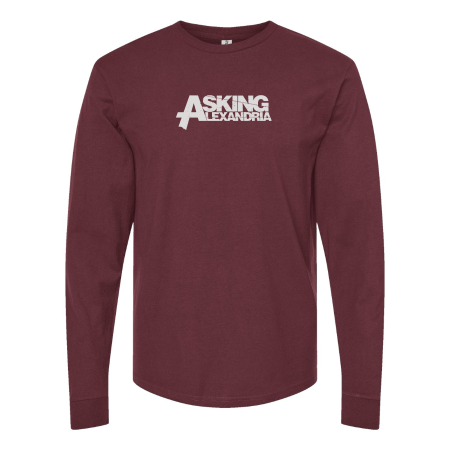 Men's Asking Alexandria Logo Cotton Long Sleeve T-Shirt