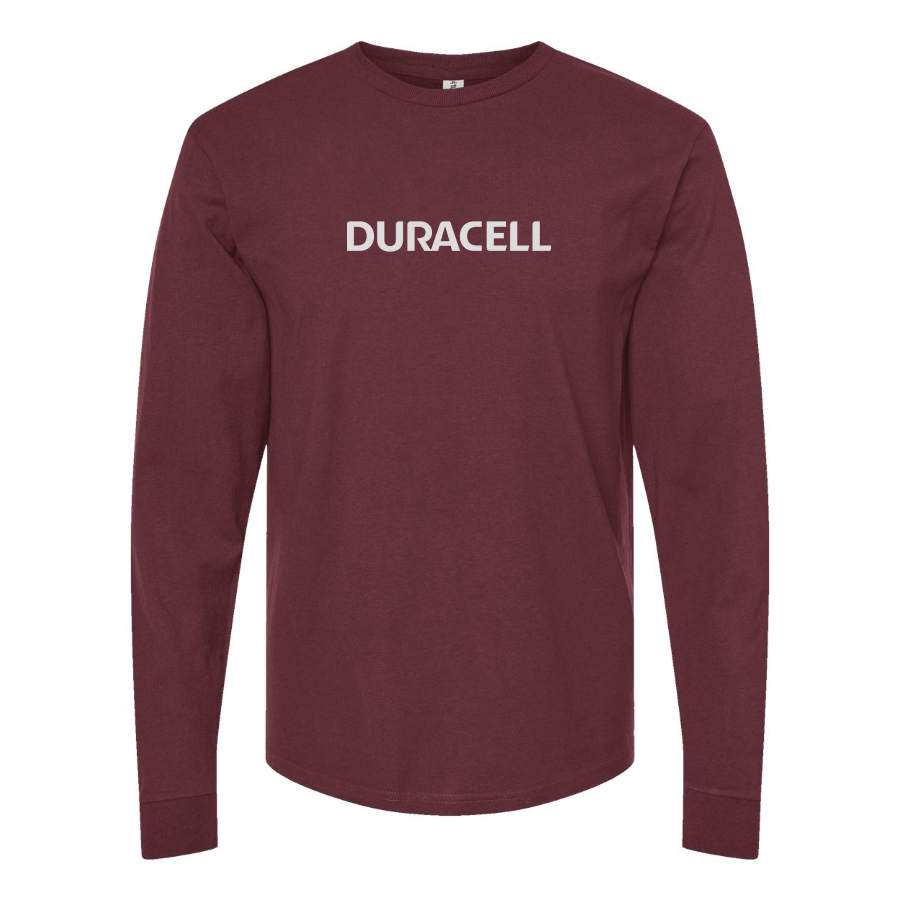 Men's Duracell Logo Cotton Long Sleeve T-Shirt