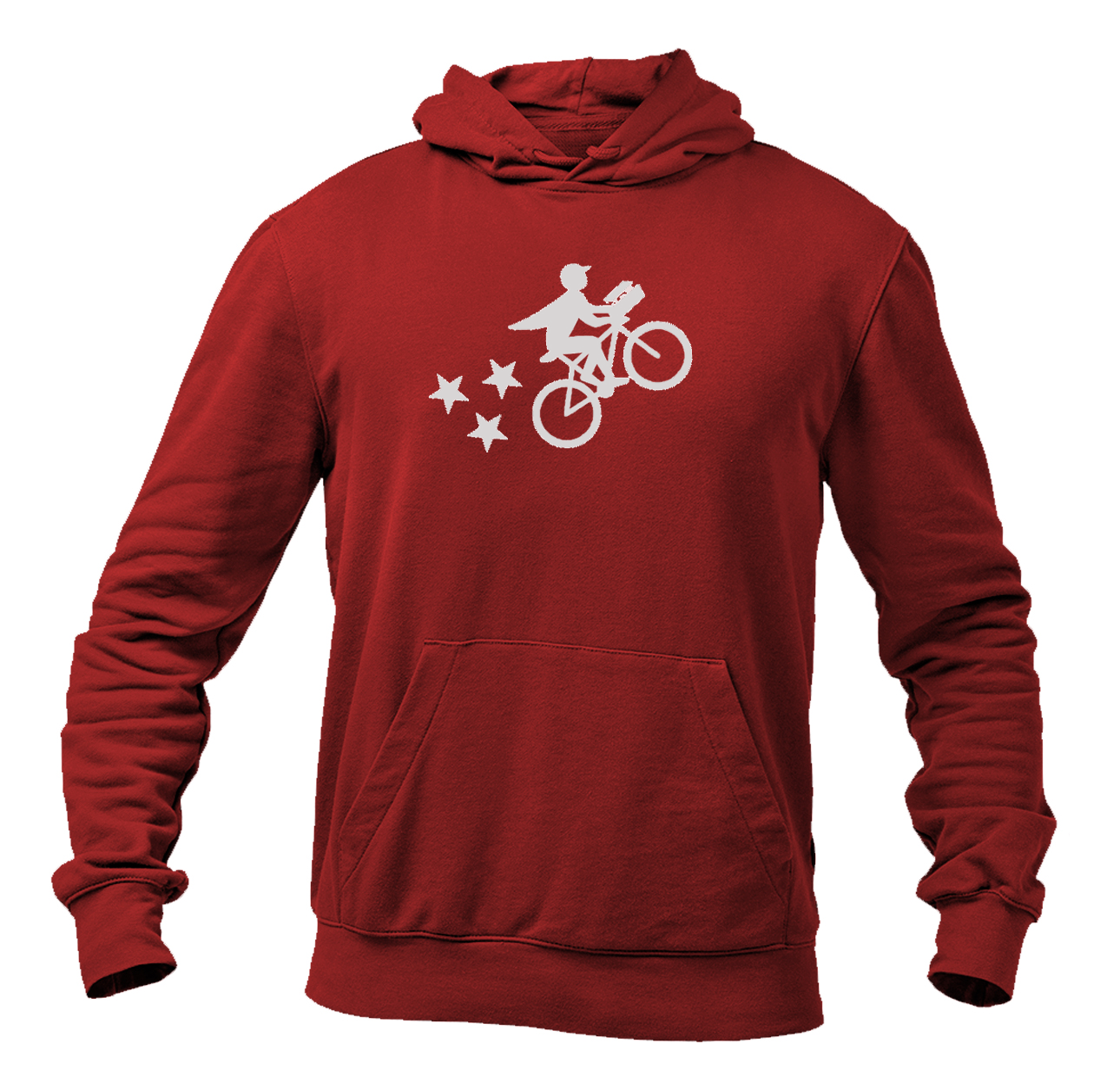 Men's Postmates Bike Softstyle Midweight Hooded Sweatshirt