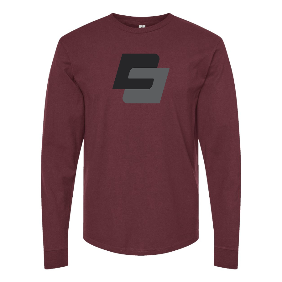 Men's DSD Logo Cotton Long Sleeve T-Shirt