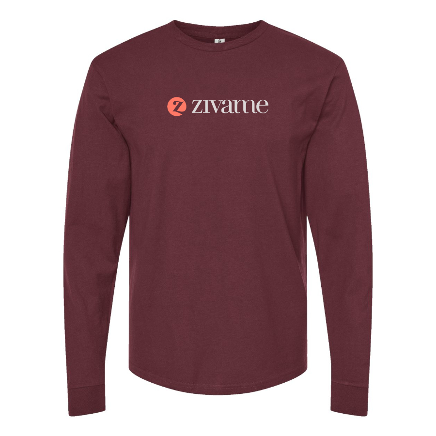 Men's Zivame Logo Cotton Long Sleeve T-Shirt
