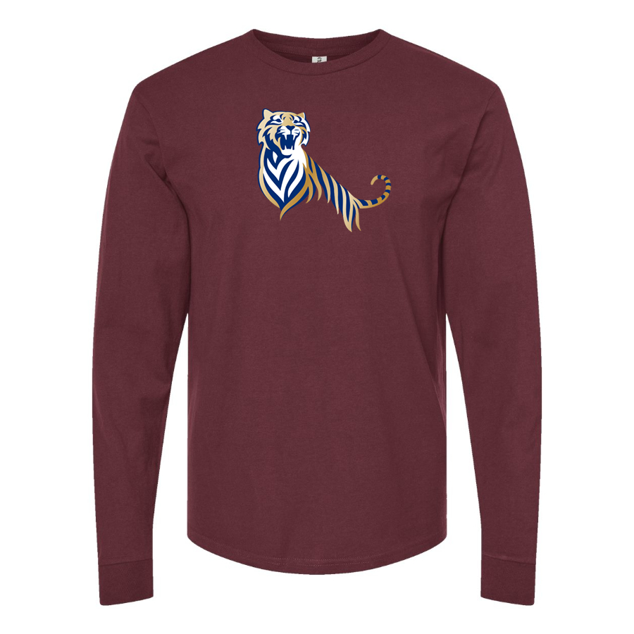 Men's Tiger Beer Logo Cotton Long Sleeve T-Shirt