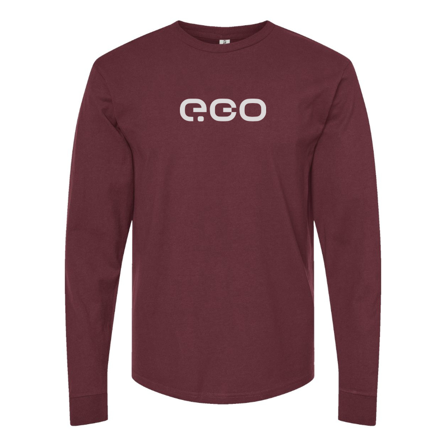 Men's e-GO Logo Cotton Long Sleeve T-Shirt