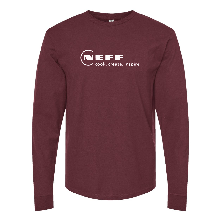 Men's NEFF Logo Cotton Long Sleeve T-Shirt
