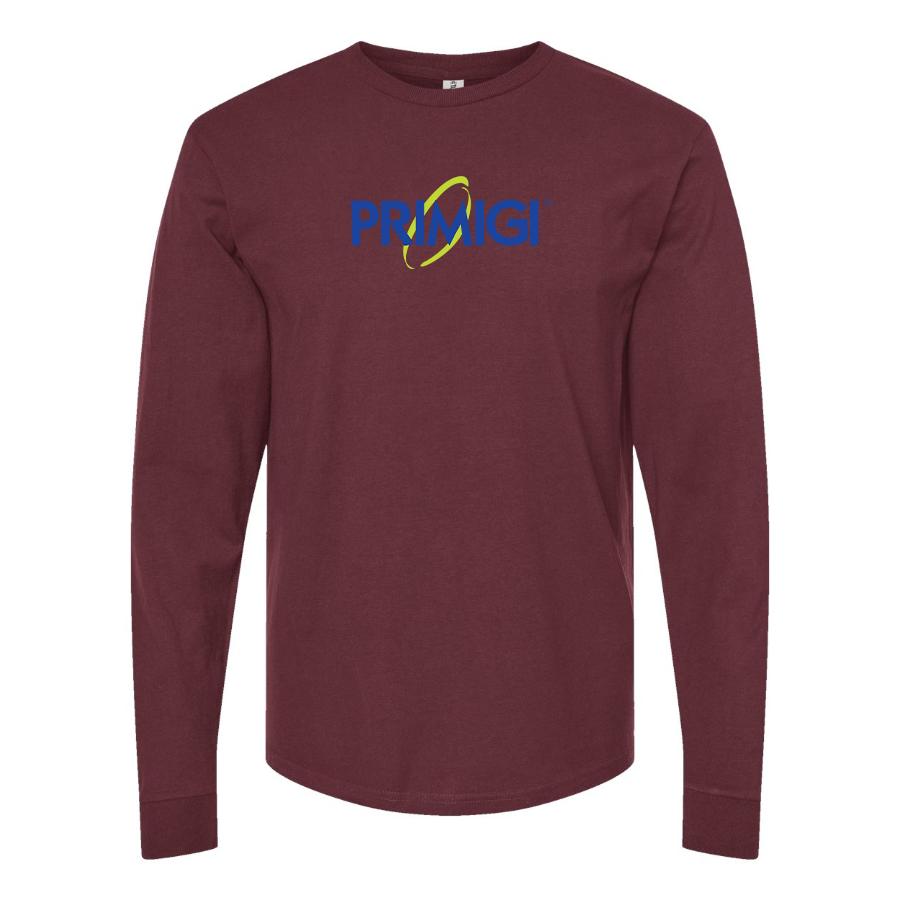 Men's Primigi Logo Cotton Long Sleeve T-Shirt