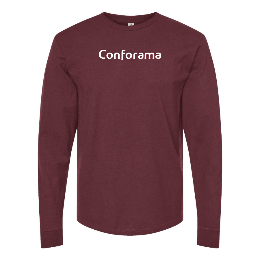 Men's  Conforama Logo  Cotton Long Sleeve T-Shirt