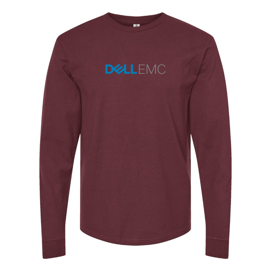 Men's EMC Logo Cotton Long Sleeve T-Shirt