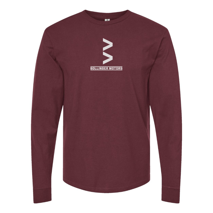 Men's Bollinger Logo Cotton Long Sleeve T-Shirt
