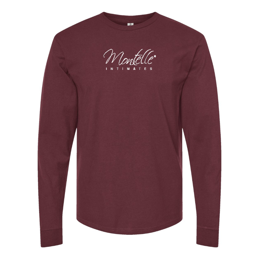Men's Montelle Intimates Logo  Cotton Long Sleeve T-Shirt