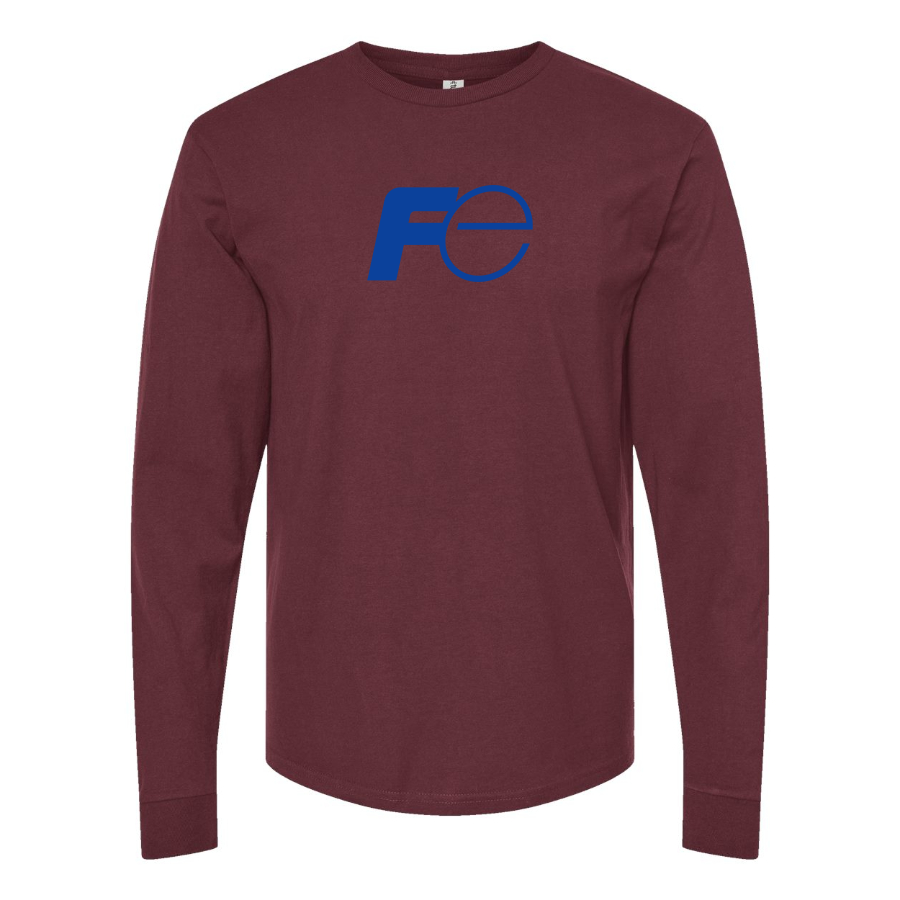 Men's Fuji-Electric Logo Cotton Long Sleeve T-Shirt