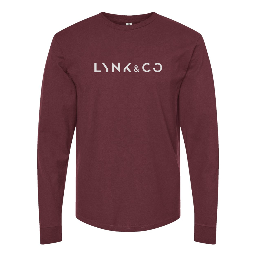 Men's Lynk Co Logo Cotton Long Sleeve T-Shirt