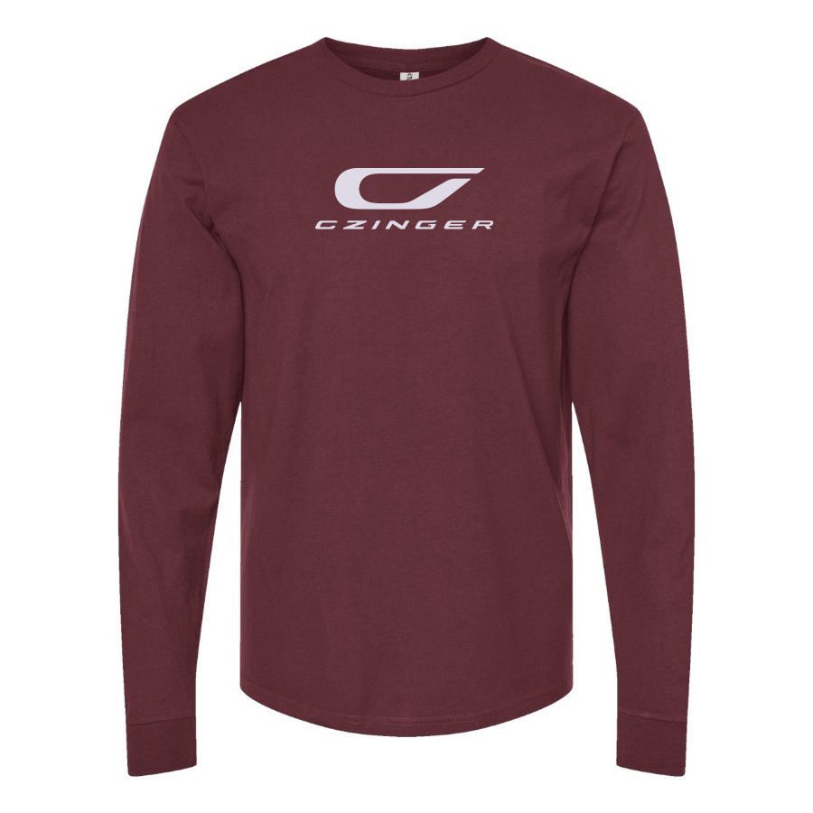 Men's Czinger Logo Cotton Long Sleeve T-Shirt