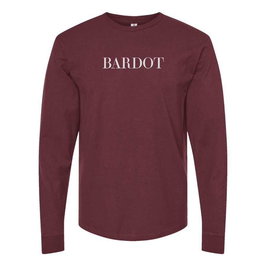 Men's Bardot Logo Cotton Long Sleeve T-Shirt