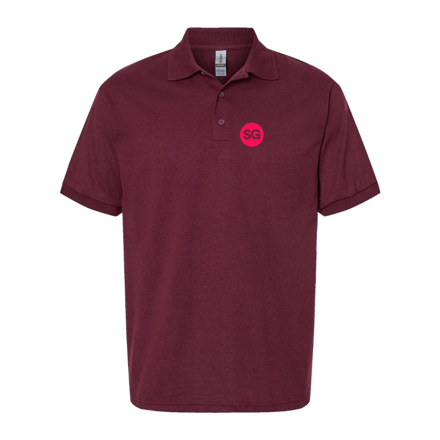 Men's Sofiagray Logo Dry Blend Polo