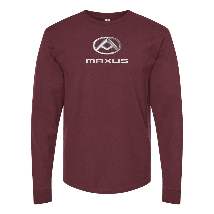 Men's Maxus Logo Cotton Long Sleeve T-Shirt