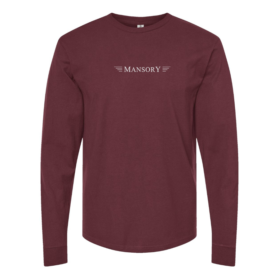 Men's Mansory Logo Cotton Long Sleeve T-Shirt