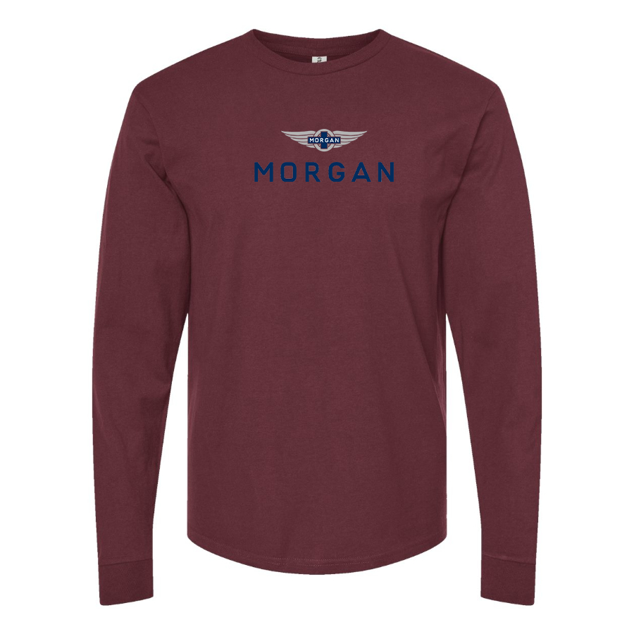 Men's Morgan Logo Cotton Long Sleeve T-Shirt