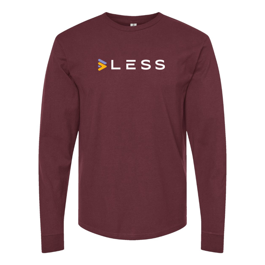 Men's LOGO LESS Logo Cotton Long Sleeve T-Shirt