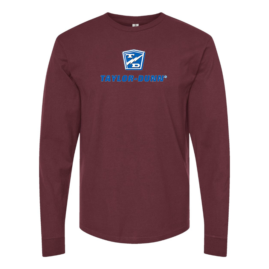 Men's Taylor Dunn Logo Cotton Long Sleeve T-Shirt