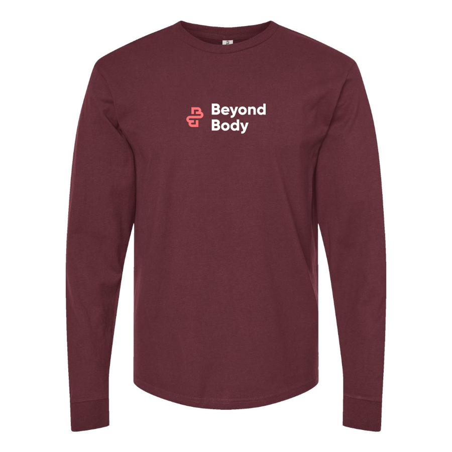 Men's Byond Body Logo Cotton Long Sleeve T-Shirt