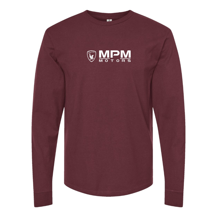 Men's MPM-Motors  Logo Cotton Long Sleeve T-Shirt