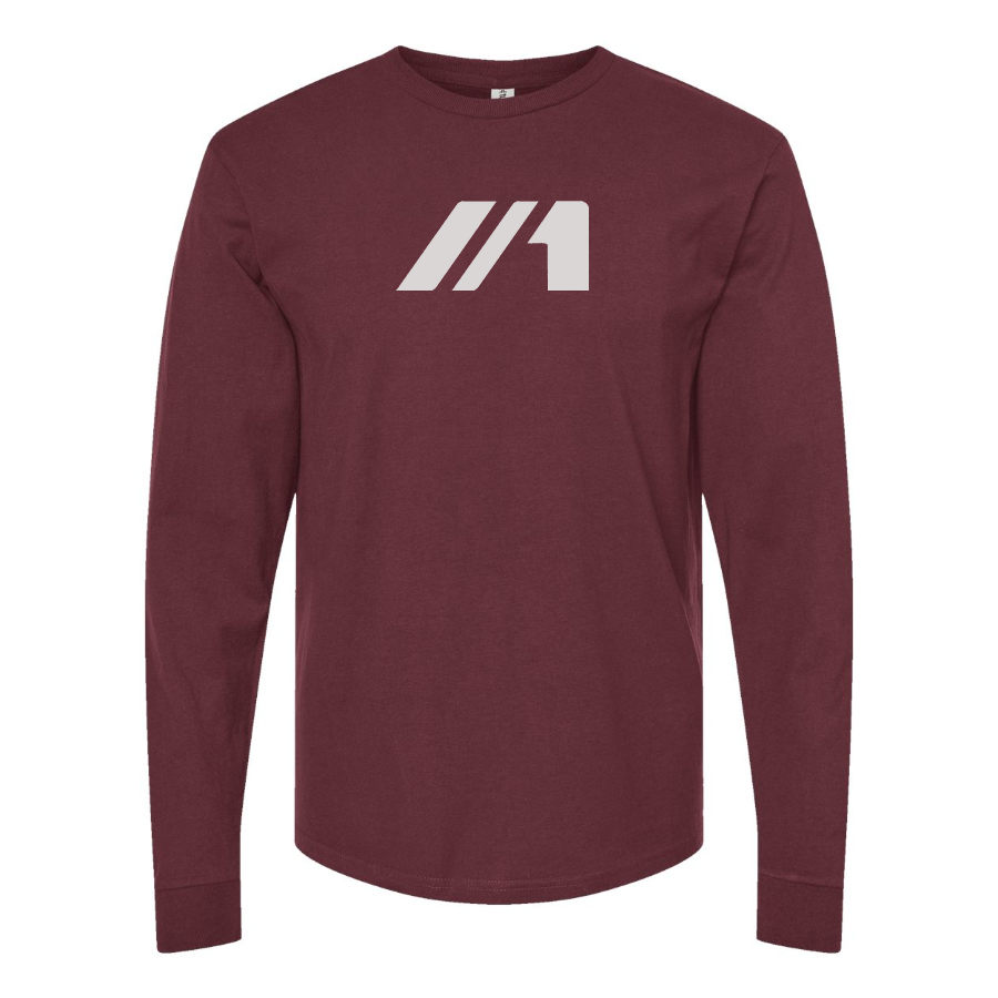 Men's BAC Logo Cotton Long Sleeve T-Shirt
