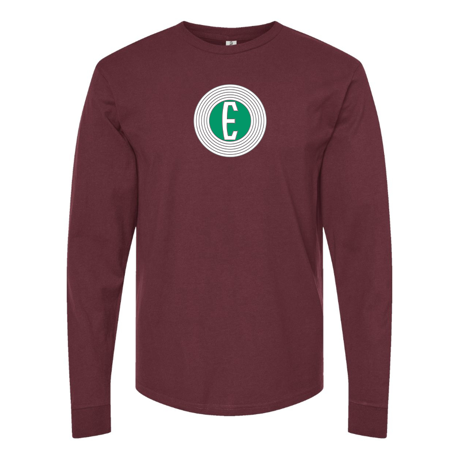 Men's Edsel Logo Cotton Long Sleeve T-Shirt